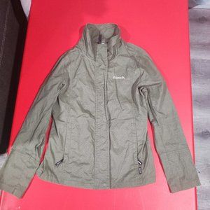 Bench windbreaker jacket olive green women's youth size XL  [14/16]